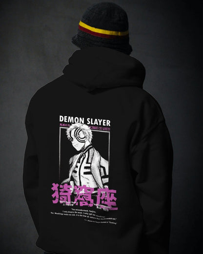 Noeiko – Demon Slayer Akaza Upper Moon Rage Limited Edition Anime Hoodie