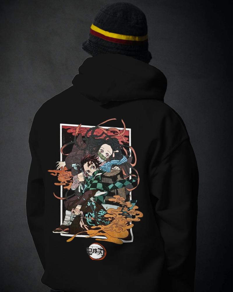 Noeiko – Demon Slayer Tanjiro & Nezuko Sibling Bond Limited Edition Anime Hoodie