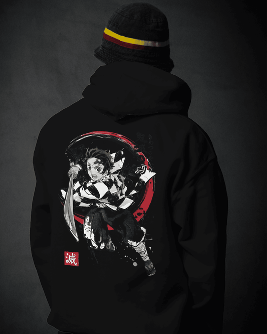 Noeiko – Demon Slayer Tanjiro Kamado Rising Sun Limited Edition Anime Hoodie