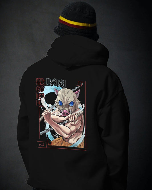 Noeiko – Demon Slayer Inosuke Hashibira Beast Breathing Limited Edition Anime Hoodie