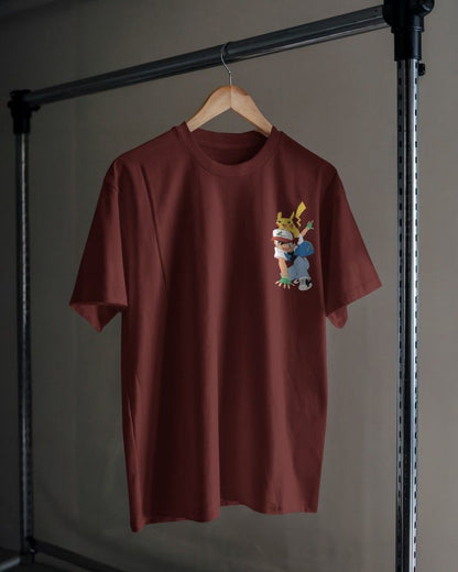 Noeiko - Wine Pokémon Duo Tee – 90s Anime Nostalgia