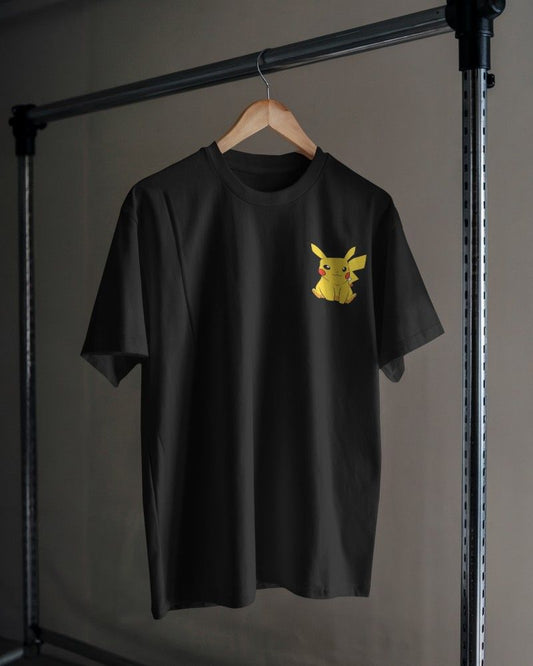 Noeiko - Black Pikachu Nostalgia Tee – Catch ‘Em All Vibes