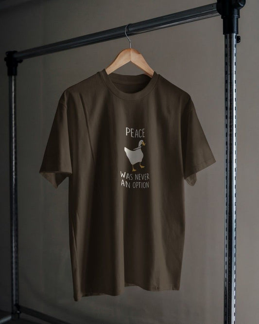 Noeiko - Rebel Duck Brown Tee – 90s Meme Chaos