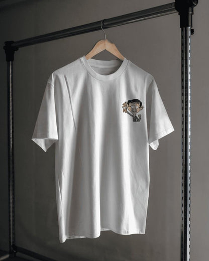 Noeiko - White Mr. Bean Animated Nostalgia T-Shirt – 90s Vibes Rewind
