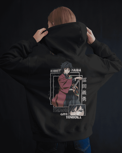 Noeiko – Giyu Tomioka Minimalist Kimetsu no Yaiba Limited Edition Anime Hoodie
