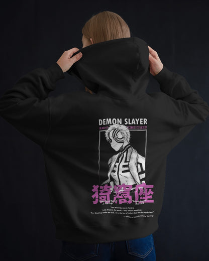 Noeiko – Demon Slayer Akaza Upper Moon Rage Limited Edition Anime Hoodie
