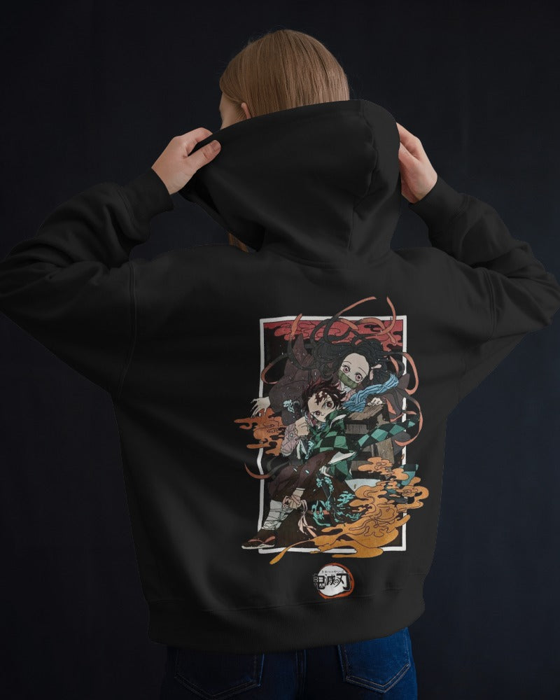 Noeiko – Demon Slayer Tanjiro & Nezuko Sibling Bond Limited Edition Anime Hoodie