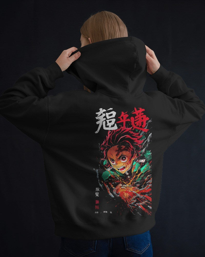 Noeiko – Demon Slayer Tanjiro Kamado Rising Sun Limited Edition Anime Hoodie