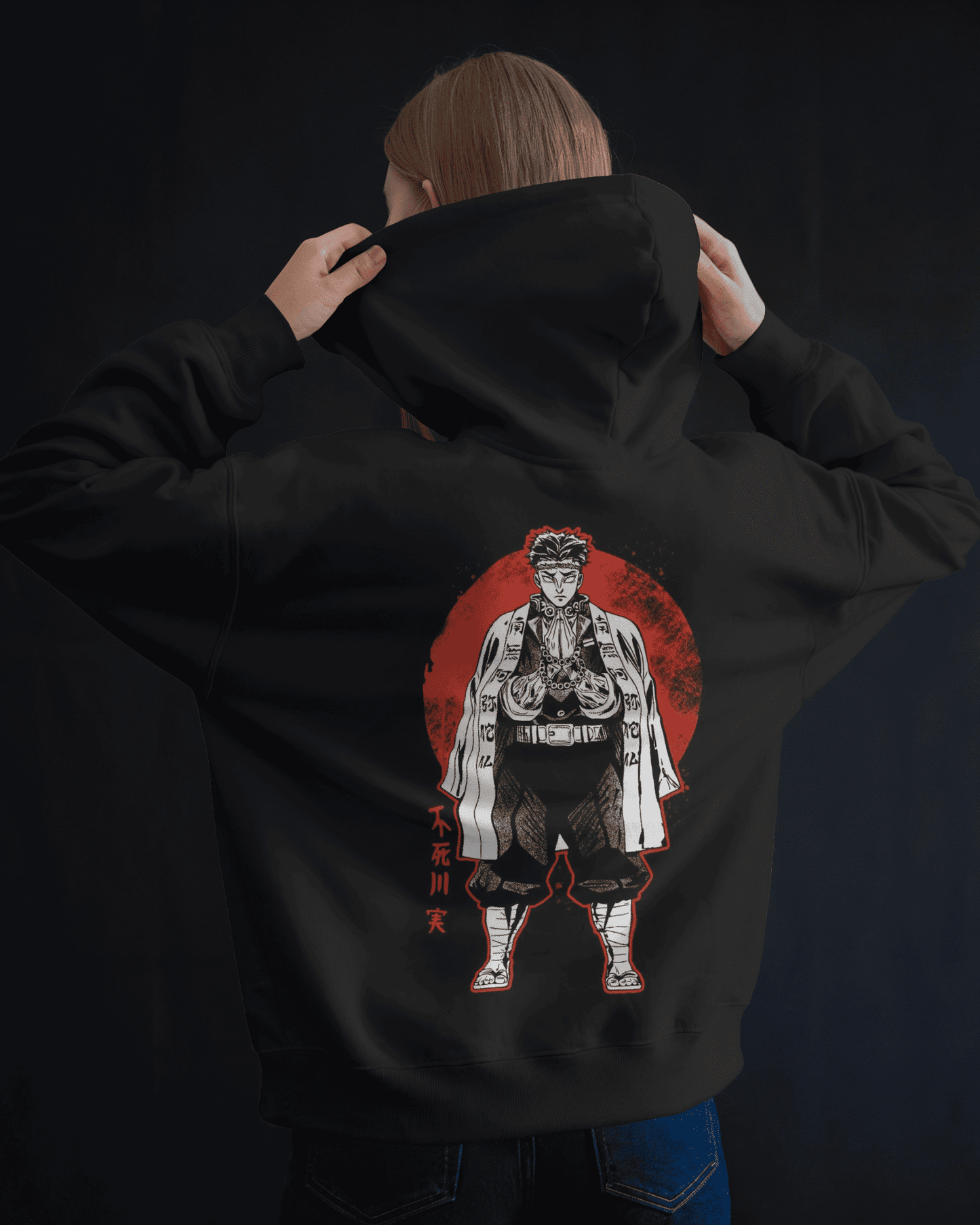 Noeiko – Demon Slayer Gyomei Himejima Stone Hashira Limited Edition Anime Hoodie