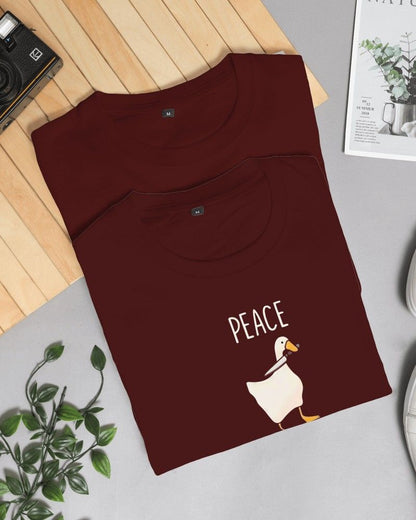 Noeiko - Wine Rebel Duck Tee – 90s Meme Chaos