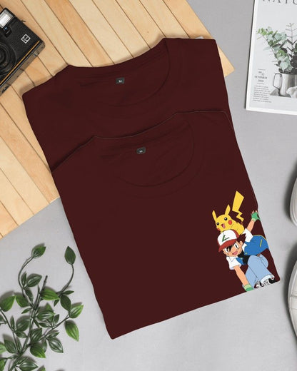 Noeiko - Wine Pokémon Duo Tee – 90s Anime Nostalgia