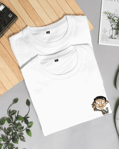 Noeiko - White Mr. Bean Animated Nostalgia T-Shirt – 90s Vibes Rewind