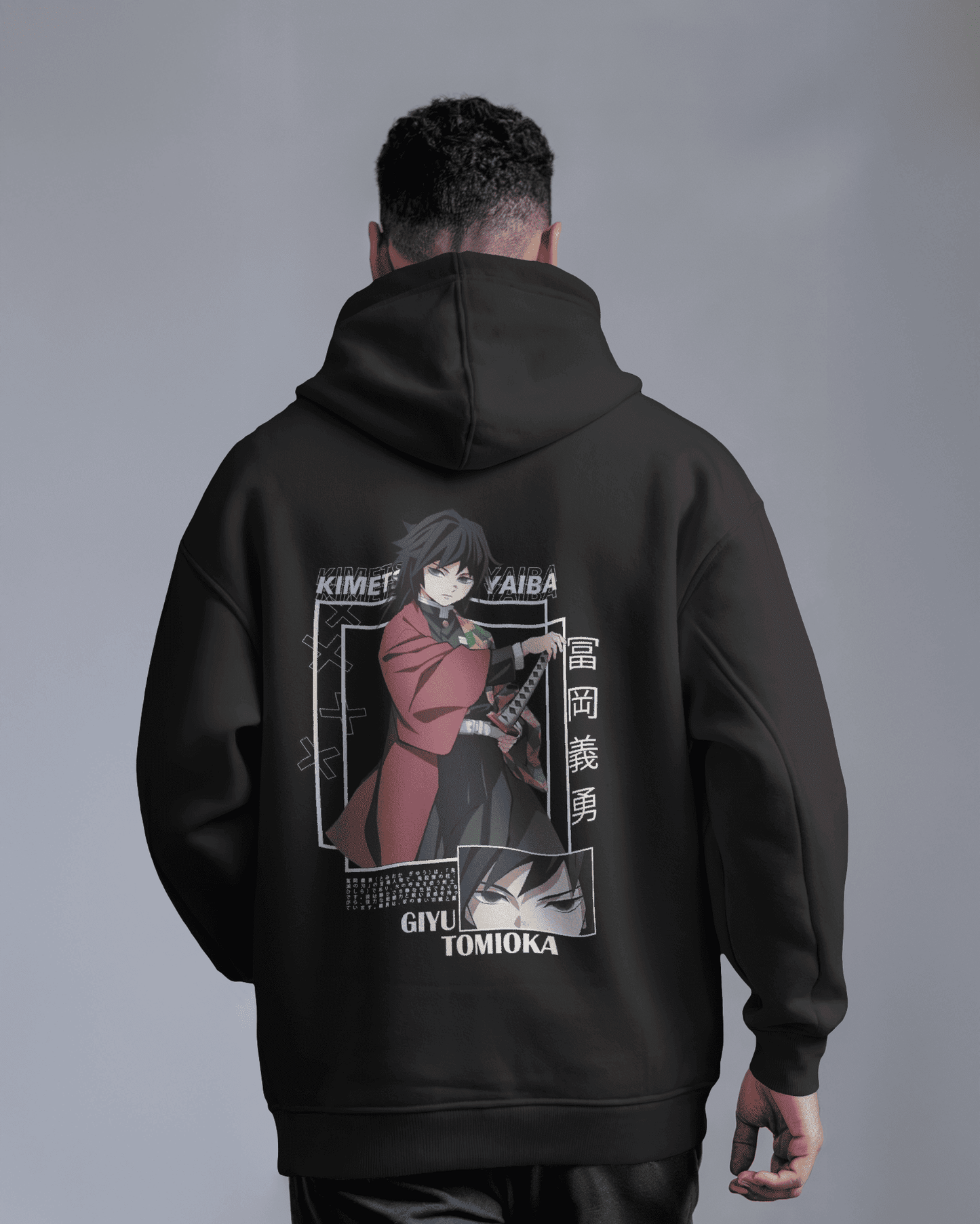 Noeiko – Giyu Tomioka Minimalist Kimetsu no Yaiba Limited Edition Anime Hoodie