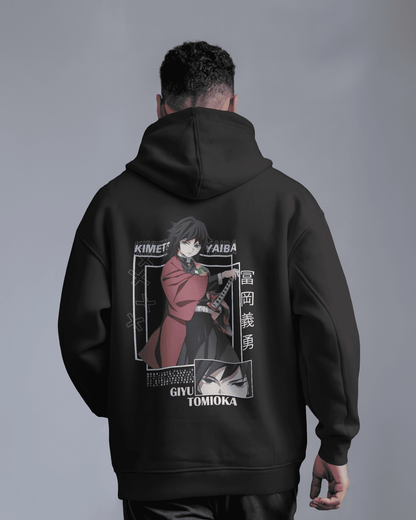 Noeiko – Giyu Tomioka Minimalist Kimetsu no Yaiba Limited Edition Anime Hoodie