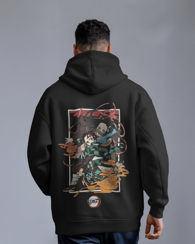 Noeiko – Demon Slayer Tanjiro & Nezuko Sibling Bond Limited Edition Anime Hoodie