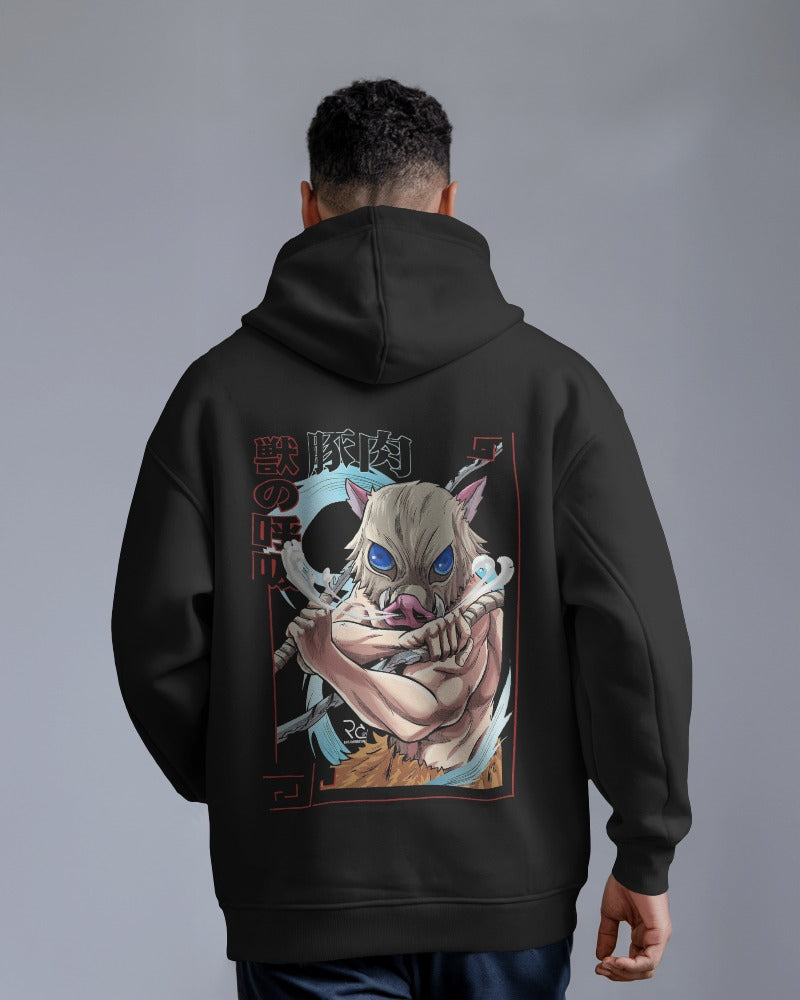 Noeiko – Demon Slayer Inosuke Hashibira Beast Breathing Limited Edition Anime Hoodie